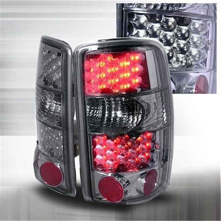 Overtime LED Tail Lights for 00 to 06 Chevrolet-GMC Denali-Tahoe- Smoke - 6 x 18 x 22 in. OV3197498